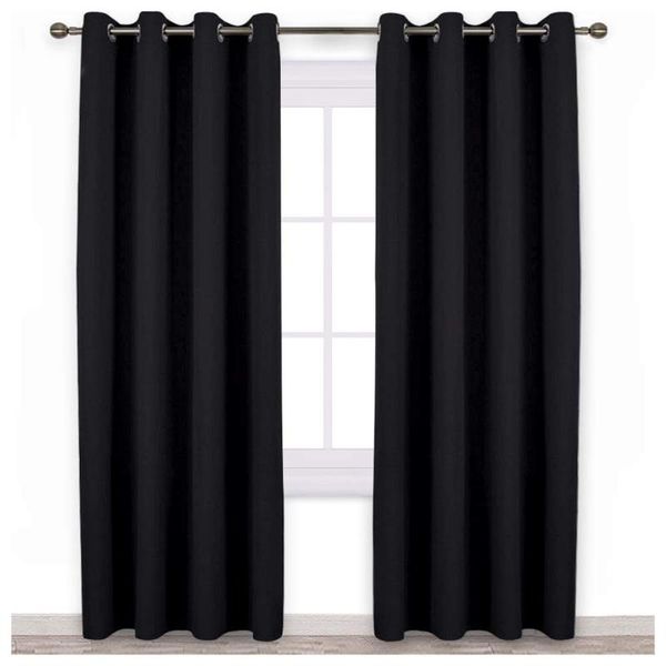 

black modern blackout curtains for living room window curtains for bedroom fabrics custome size drapes blinds tend