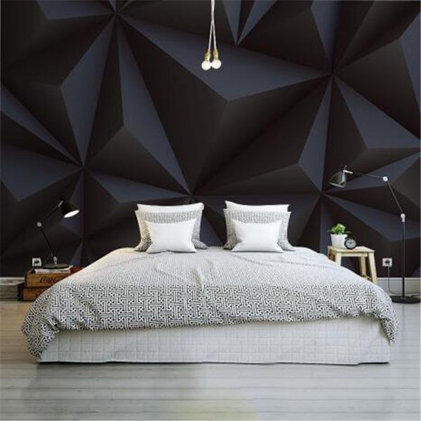 

quality eco friendlyblack p wallpaper for walls 3d stereoscopic silk cloth murals modern abstract 4d wall papes for living r