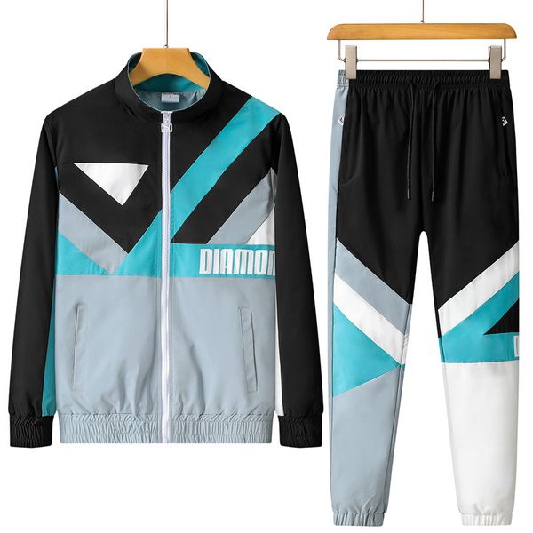 

mens конструктора весна лето спорт tracksuit высокого качества печатных mens pullover sweetest вскользь костюмы марка костюмы размер s-2xl, Gray