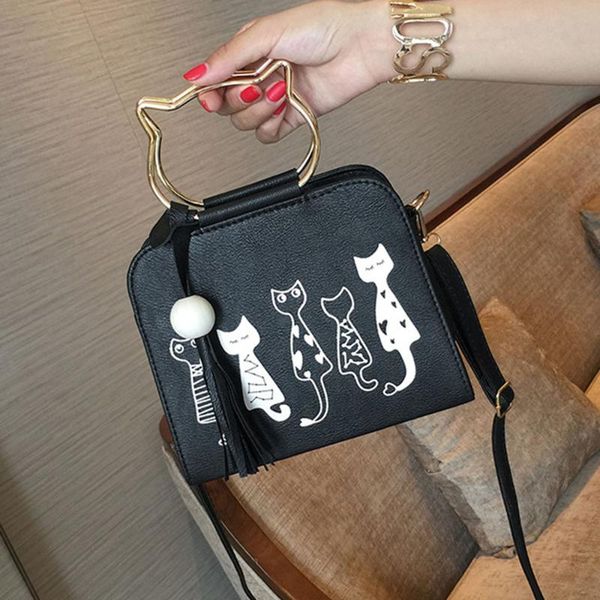 

bag 2017 new trend ladies cat handbag shoulder diagonal female package @9