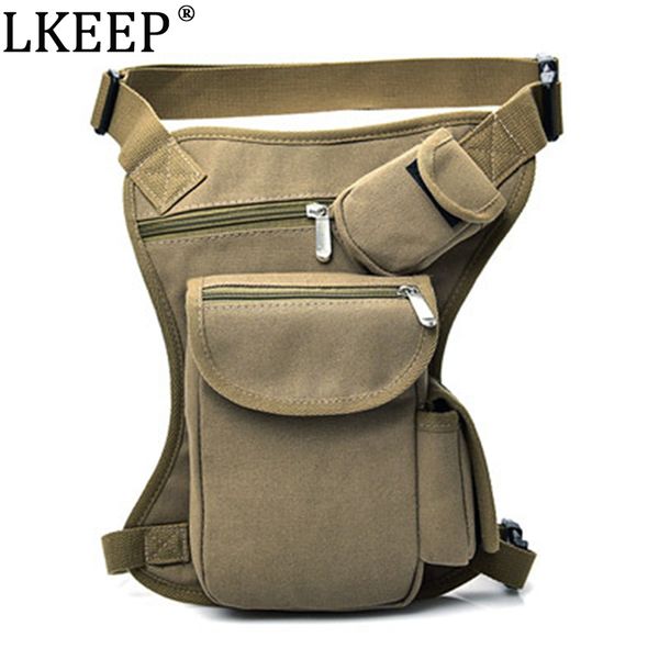 

waist bag canvas leg bag outdoor multi-function casual sport bicycle motorcycle waist money belt fanny pack work pack