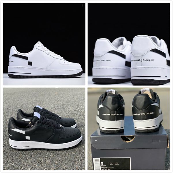 

Newest Supre 1 Skate Shoes Separate Hook Black White Unique Designer Fashion Streets Real Leather Basketball Shoes