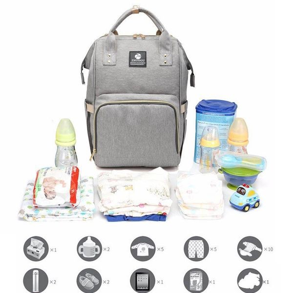 

large capacity multifunctioanl mummy materinity nappy bag waterproof mommy bag travel backpack for baby care