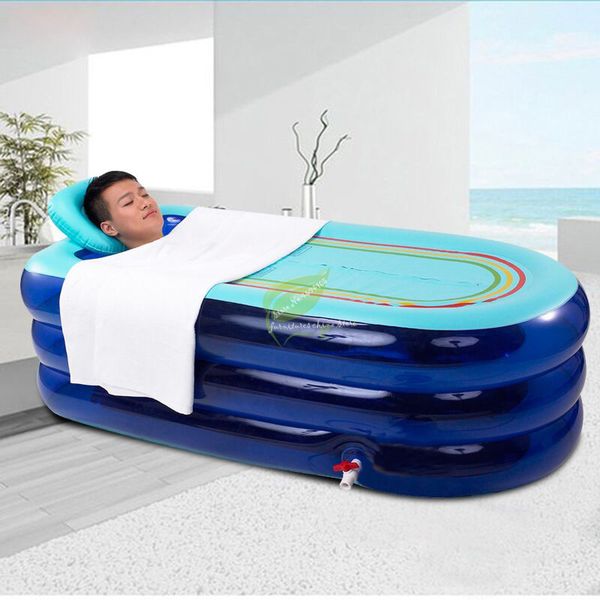 

portable soaking tub gold extra large inflatable bathtub tub grown house bathtub with insulated pillow with electric pump