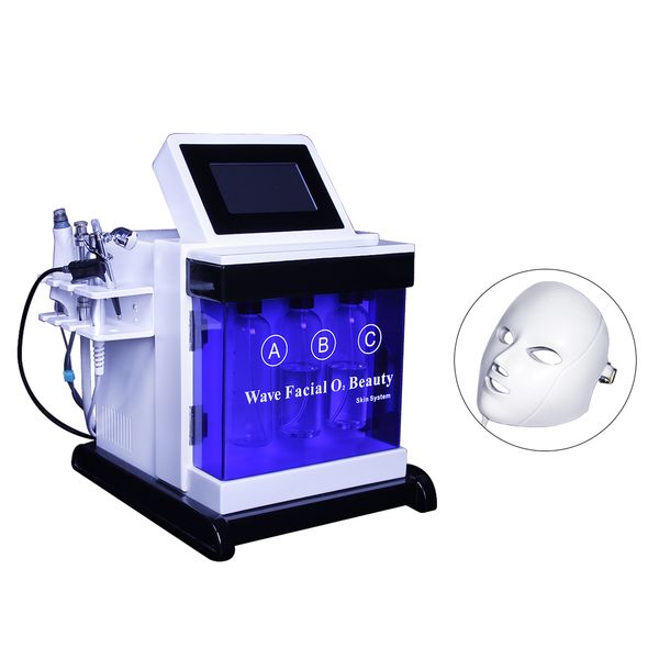 

Портативный Hydro Peel Микродермабразия Hydra Уход за лицом Hydrafacial Глубокая чистка RF Под