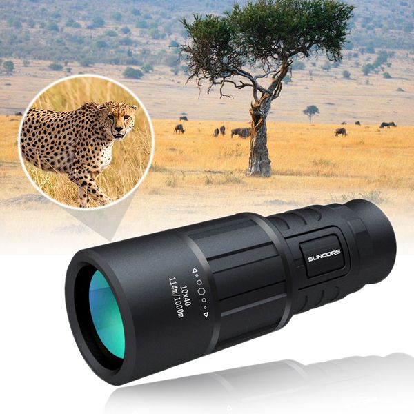 

10-3000m hd zoom monocular telescope 10x40 magnification black dolphin outdoor camping survival hunting telescope with lanyard