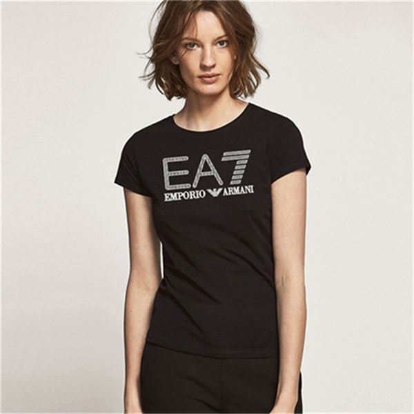 

женской solid color summer designer top tee brand письмо печать пара высокого качество люкс рубашка мужская одежда, White