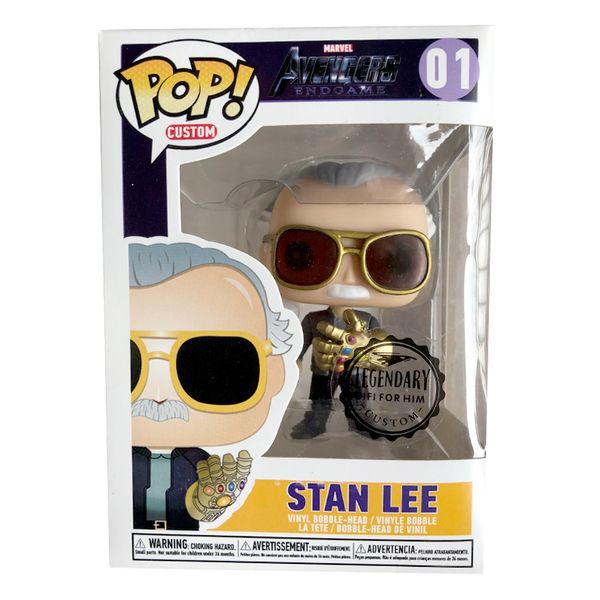 

Funko Pop Avengers: эндшпиль Marvel Stan Lee Quake # 01 Фигурка Коллекция игрушек для детей Рождестве