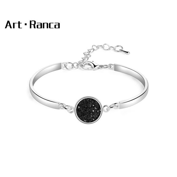 

silver round bracelet cluster personality fashion trend, Golden;silver