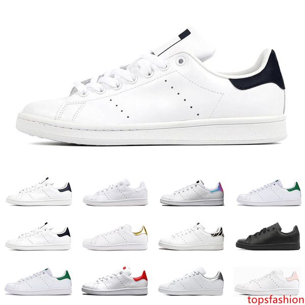 

2020 смит мужчины женщины плоские кроссовки зеленый черный белый темно-синий oreo rainbow stan мода мужской тренер открытый спортивная обувь