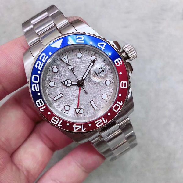 

2020 new gmt ceramic bezel mens mechanical ss automatic movement designer watch luxury sports self-wind jubilee master watches wristwatches, Slivery;brown