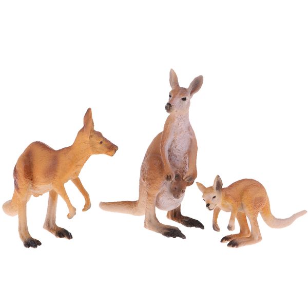 

wild animal action model toy kangaroo figure ornaments collectibles