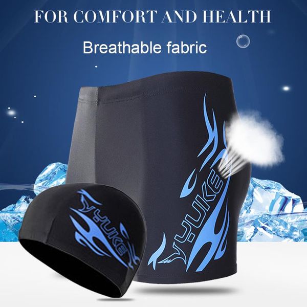

come with swimming cap polyester bikini beach mens swim suits swimming pants comfortable soft beachwear trunks for men