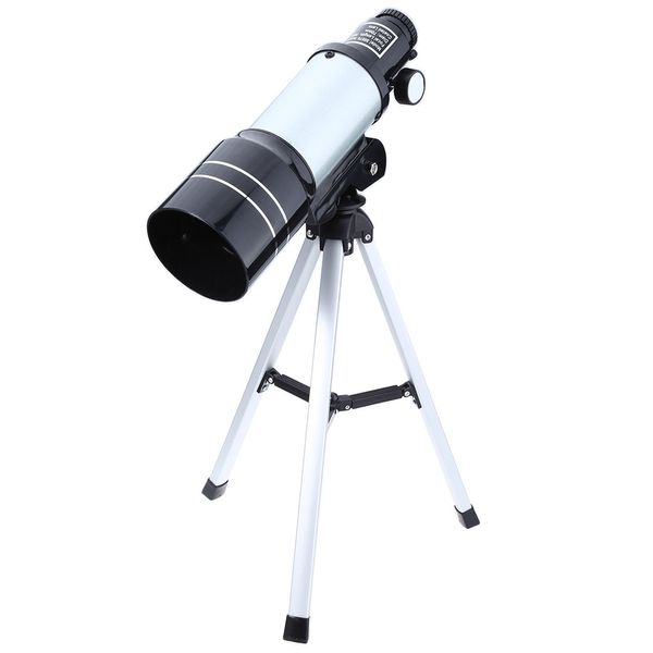 PREZZO BASSO all'ingrosso Telescopio astronomico monoculare Telescopi spaziali professionali in argento con lente paesaggistica per treppiede per astronomia
