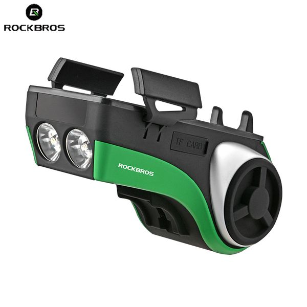 

5 in 1 waterproof bicycle computer phone holder bluetooth audio player 4400mah power bank bell light cycling accessories rk0044