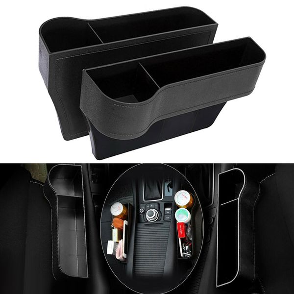 

car seat crevice storage box grain organizer gap slit filler holder for wallet phone cigarette slit pocket accessories