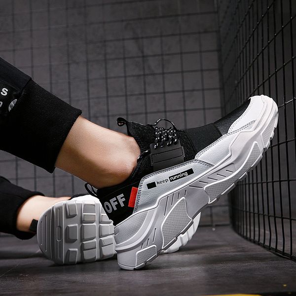 

new men's thick sole sports shoes, outdoor walking shoes, lightweight running shoes for men, basketball sport shoes