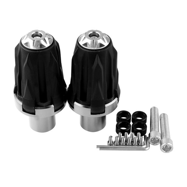 

10mm motorcycle straddle anti-fall rubber bumper protector frame sliders
