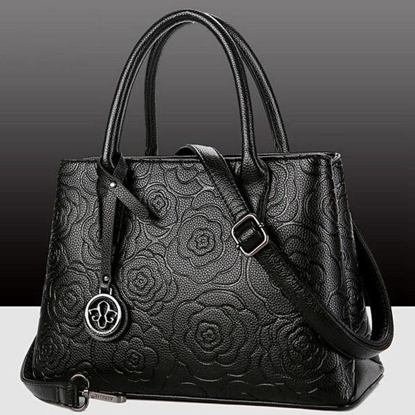 

beau-aibkhk crossbody bags for women fashion flower leather handbags designer casual tote