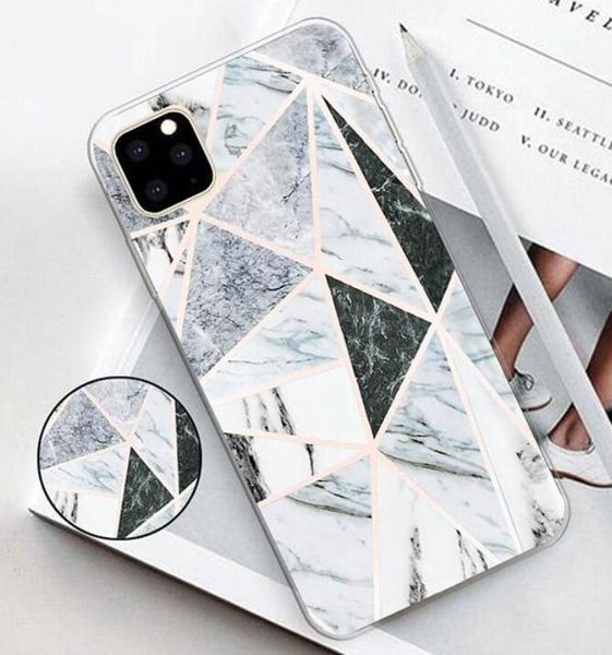 

new fashion marble phone case for iphone 11 pro max 7 8 plus xs samsung note10 s9 plus with airbag phone holder