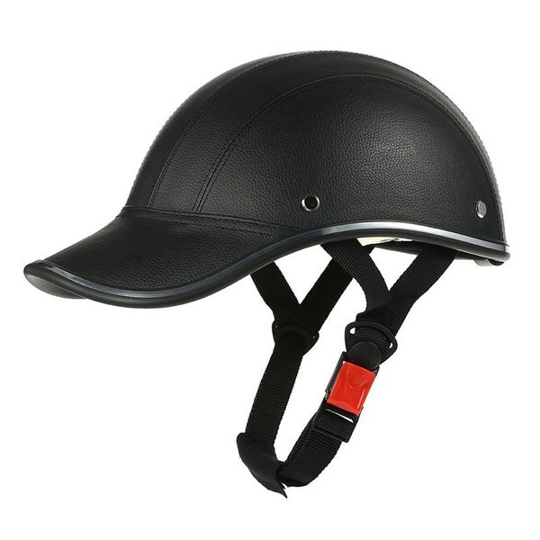 

half face motorcycle baseball cap style electric bike scooter half helmet protective