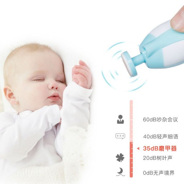 

baby electric nail trimmer kids toddlers infants safety pedicure clippers abs material scissors nail tools nail cutter care sets