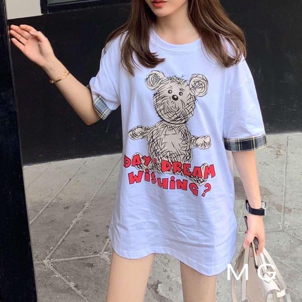 

new ladies short sleeve spring and summer short sleeve t-shirt 2020 clothing*220*172, White