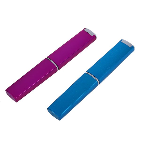 

2 colors professional crystal glass nail file + hard case, Silver;gold