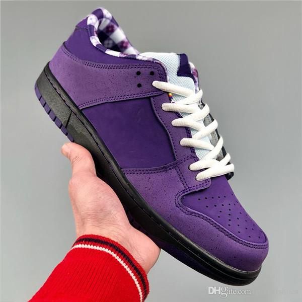 

wholesale purple lobster diamond su fashion designer star sole casual sports shoes concepts x sb dunk low skateboard shoes 36-45