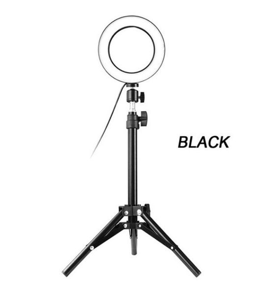 compre lampara selfie lampara led camara de estudio telefono telefono telefono video luz lampara anular con tripode selfie stick rell light for canon