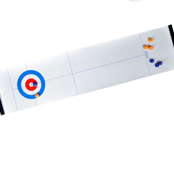 

120*28cm foldable table mini curling ball tablecurling game compact curling family games for kid family school travel