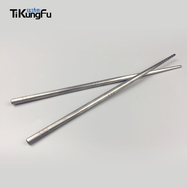 

99.9% pure titanium chopstick light weight classic chinese style chopstick lunch dinner