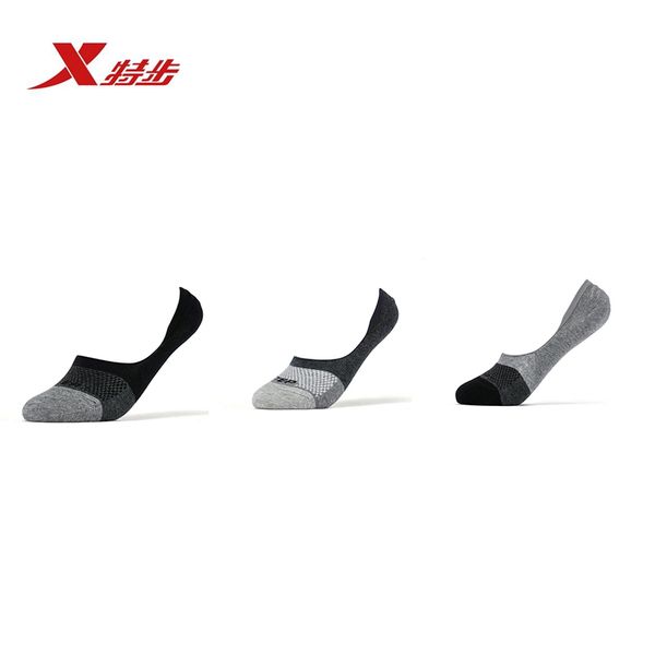 

882339519052 xtep 2018 3pair/lot 3 piece set sport foot anti fatigue sleeve elastic men's socks women relieve swollen ankle, Black