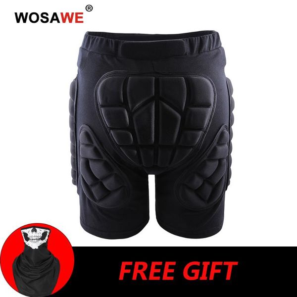 

wosawe motorcycle hip protection shorts skiing snowboard skateboard hockey sports impact padded shorts protecor roller