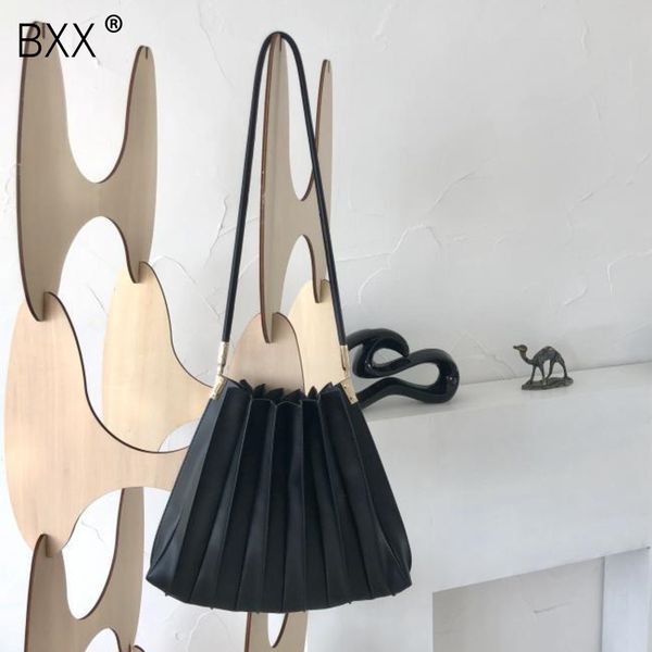 

bxx] женщины кожа pu плиссе сумок 2020 весенняя мода женщина сумки на ремне сумки окружающей среды многоразовые тотализаторов hk588