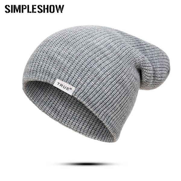 

2019 woman winter hat solid color knitted for men's beanies hat hip-hop warm fashion knit clothing cap bonnet accessories, Blue;gray