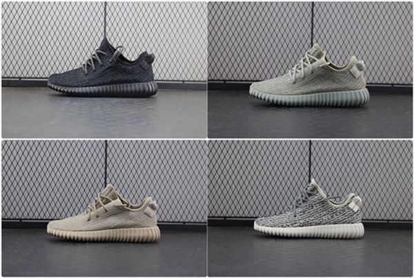 

2020 classic snow kanye west oostyezzy mens shoes women350yeezys womens v1 shoes [with box] d2623, Silver