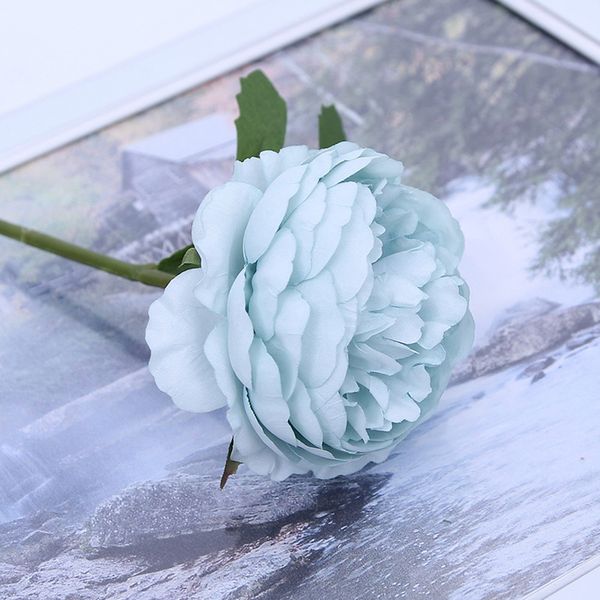 

6pcs/lot 30cm peony flower head silk artificial flower home bouquet wedding decoration diy garland craft