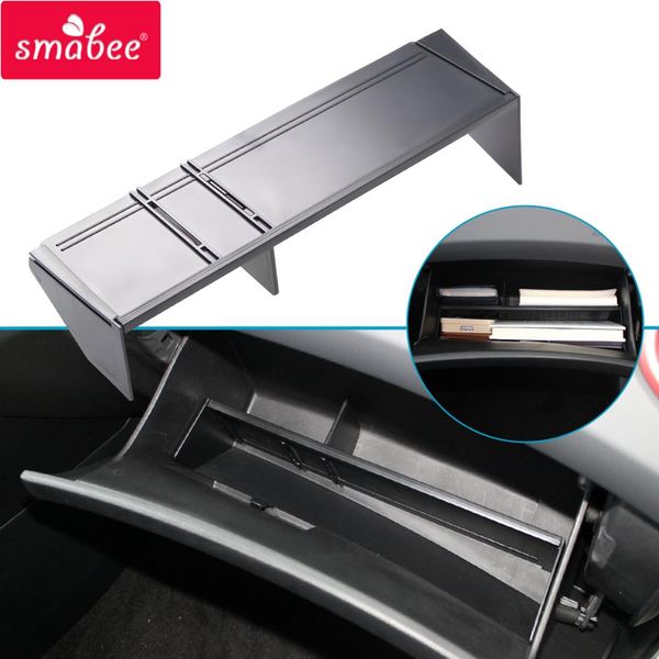 

smabee car glove box interval storage central box for creta 2014 ~ 2019 ix25 interior accessories console tidying