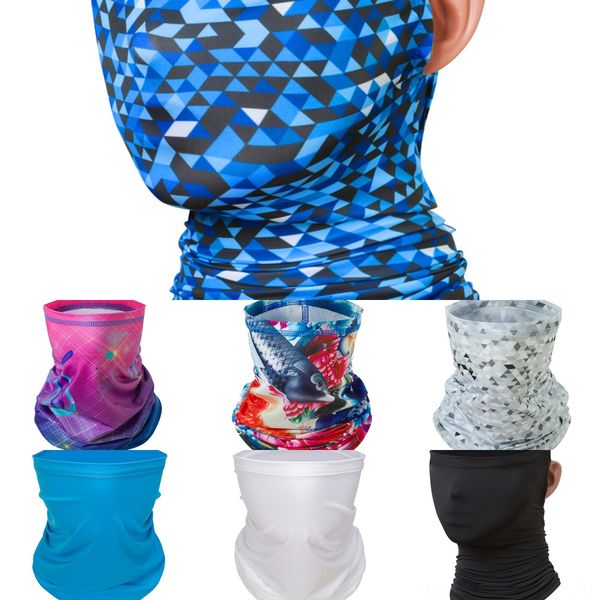

2narj flag printing mask anti-fog winter face mask scarf washable triangle cycling snowboard dust-proof scarf bandana, Black