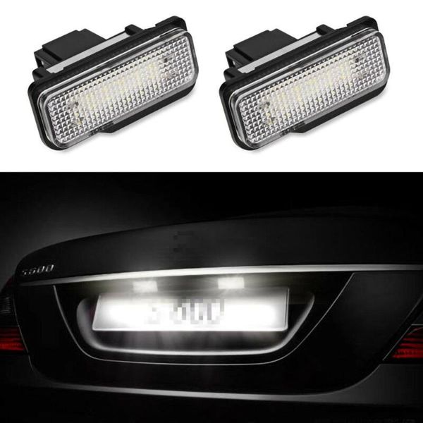 

2pcs canbus auto light led license plate light tail car styling for w211 w203 5d w219 r171 car accessories