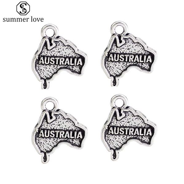 

unique design usa australiatexas pendant bracelet charm vintage silver gold zinc alloy charm for diy jewelrfashion charm diy jewelry making, Bronze;silver