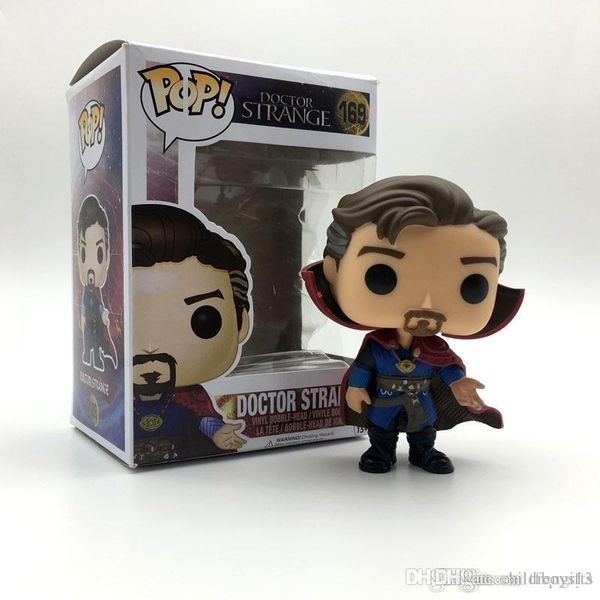 

lxh funko поп доктор стрэндж винил фигурку с box # 169 популярные подарочные игрушки t164 куклы хорошего качества