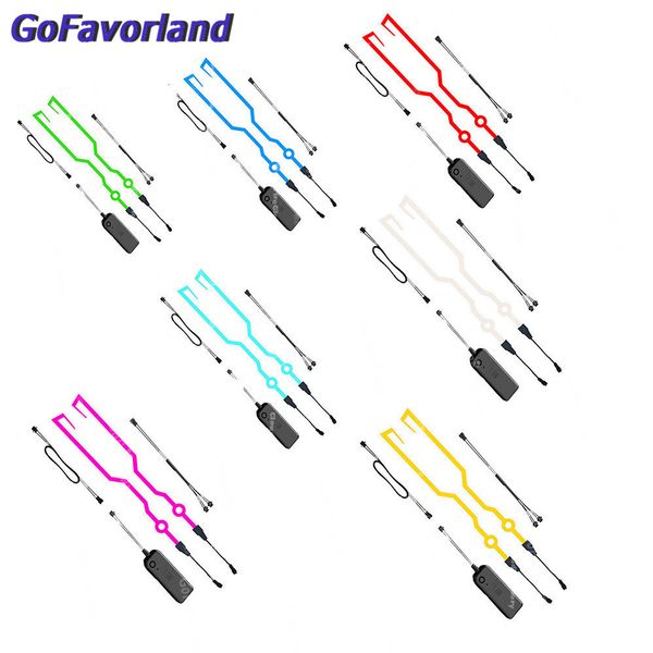 

motorcycle helmet el cold light helmet light strip night signal luminous modified strip sticker fast shipping