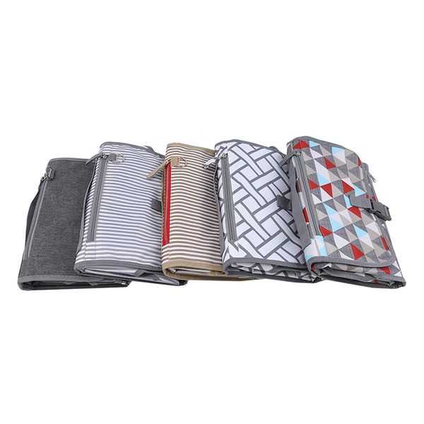 

newborn folding oxford + tarpaulin practical diaper replacement pad baby diaper pad baby out portable diaper pad