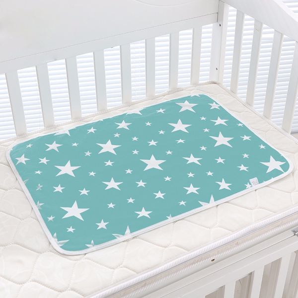 

cartoon baby waterproof mattress bed sheet infant change mat cover baby nappy changing pad cotton ecologic diaper changing table