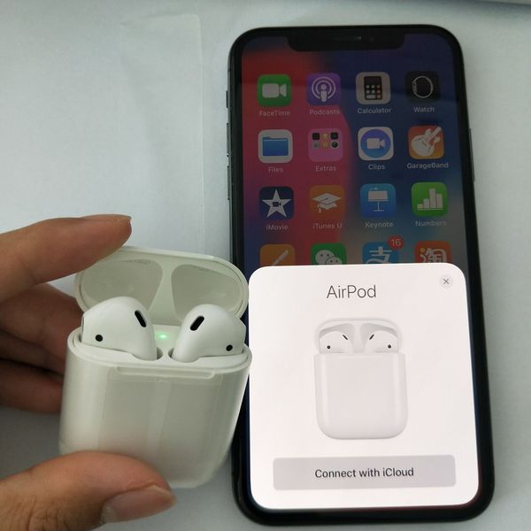 

Supercopied w1 chip airpod bluetooth ca e upercop double ear earphone work touch wirele headphone connect high level battery