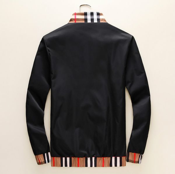 

desinger куртка пальто для мужчин 2019 нового прибытие моды сплошного цвета буквенной вышивки куртки luxury casual одежды, Black;brown