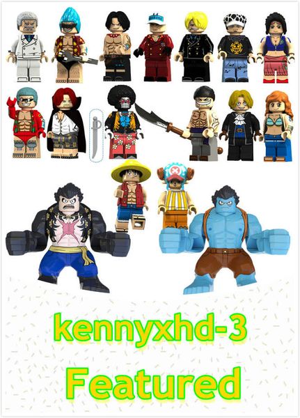 

one piece series big collection luffy qiaoba white beard shanks nightmare fourth grade children assembled building blocks
