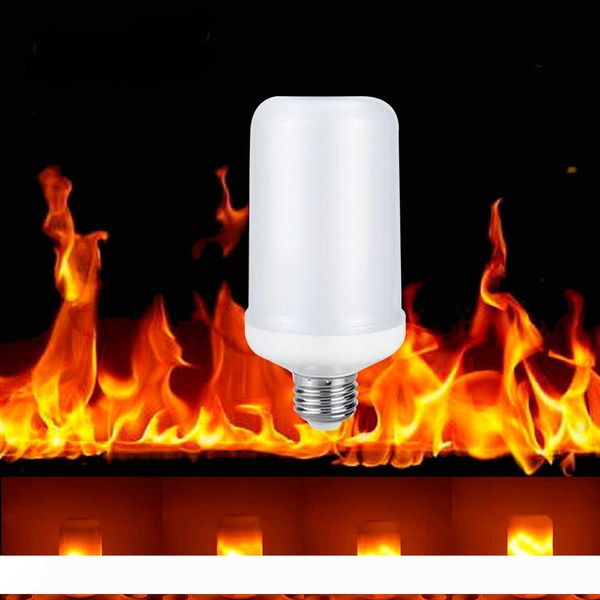 

E27 E26 2835 LED Flame Effect Fire Light Bulbs 7W 9W Creative Lights Lamp Flickering Emulation Atmosphere Decorative Lamps